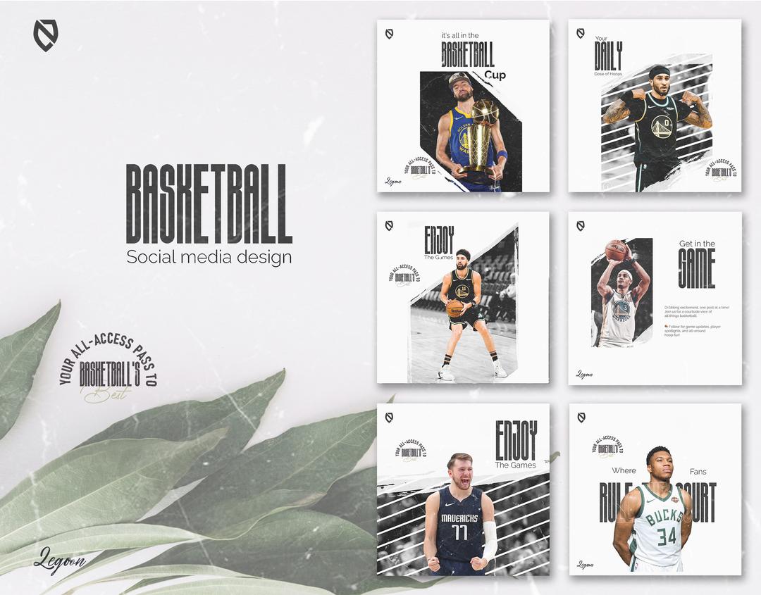 Basketball Sports Banner and Poster Design