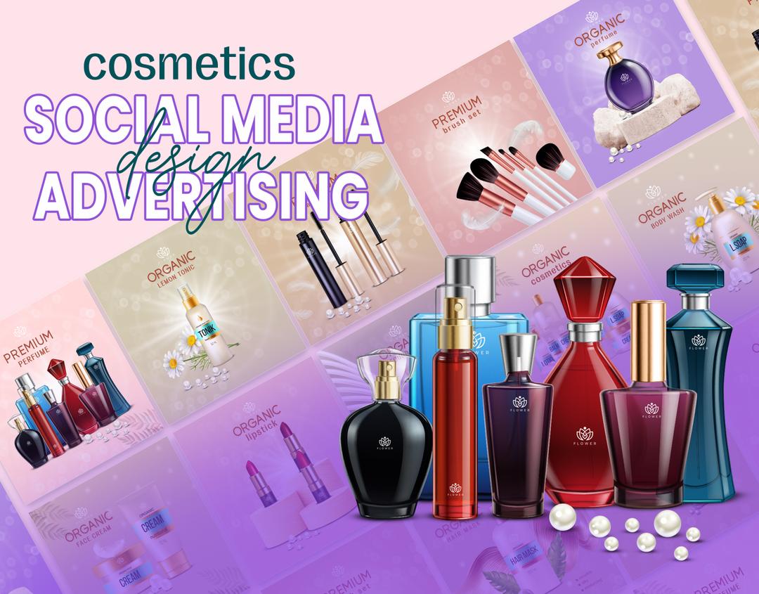 Beauty Products Advertising Banner Design
