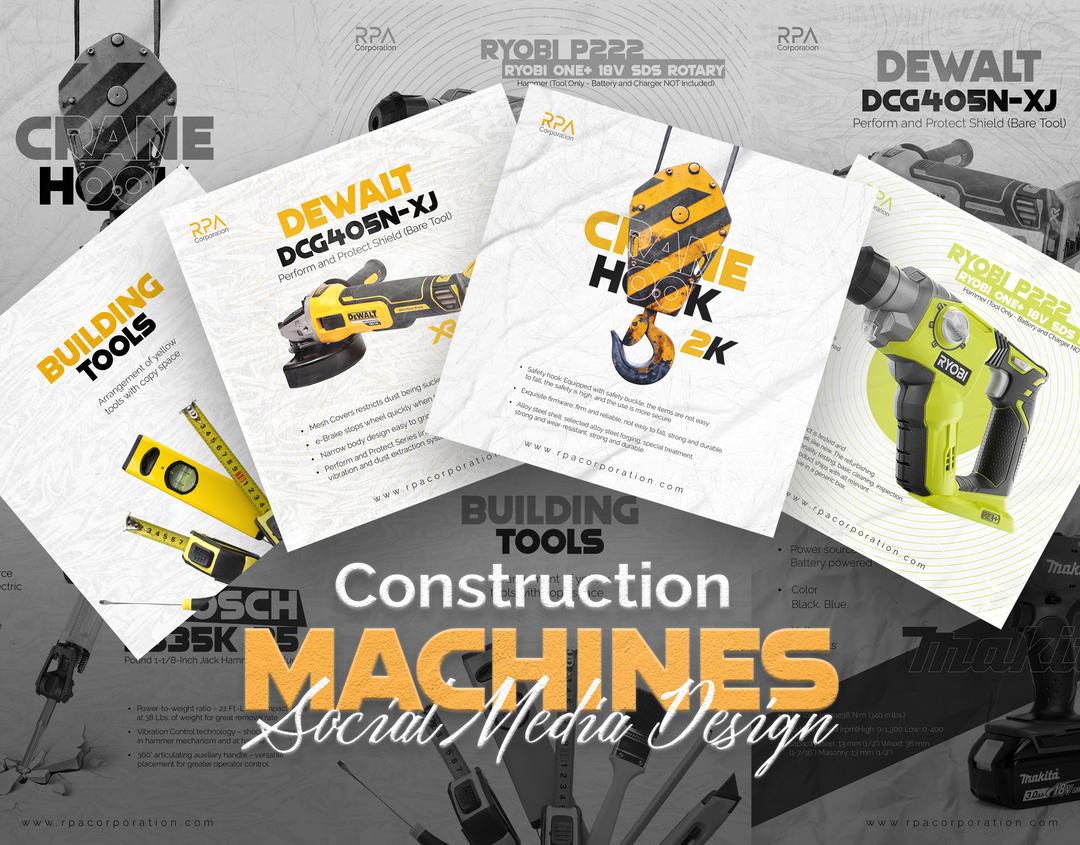 Construction Product Banner Design