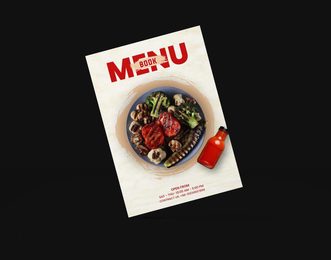 Food Menu Book Design