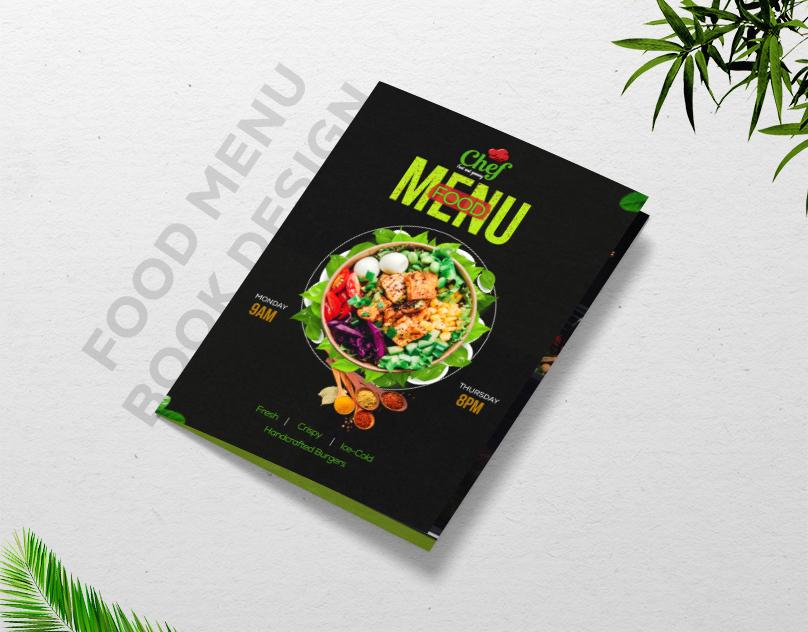 Food Menu Book Design