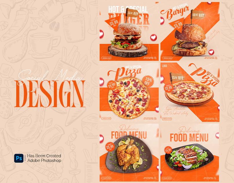 Food Social Media Advertising Design