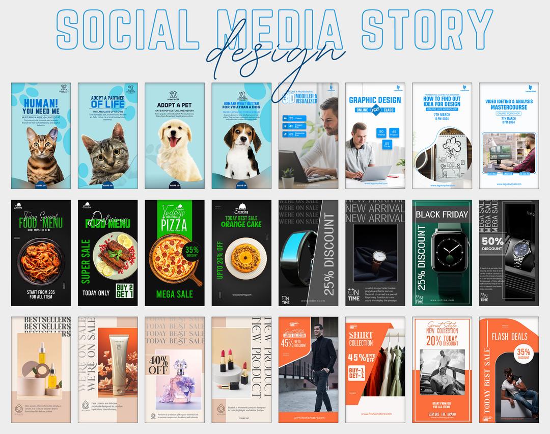 Social Media Story Ads Banner Design